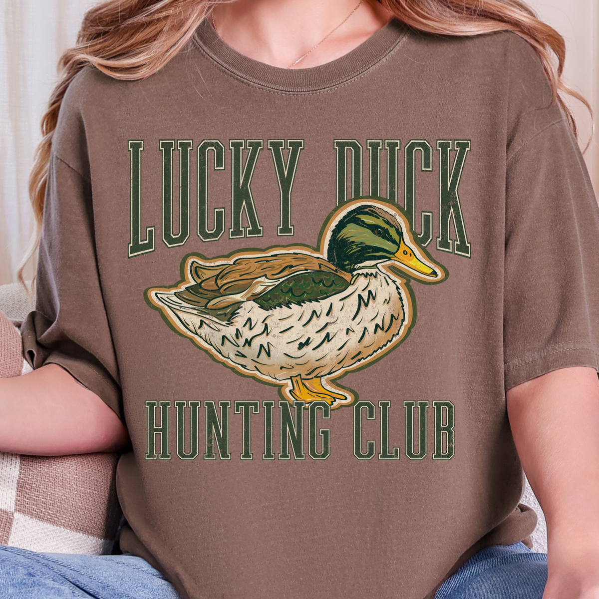 Lucky Dusk Hunting Club - Full Color DTF Transfer - 0967