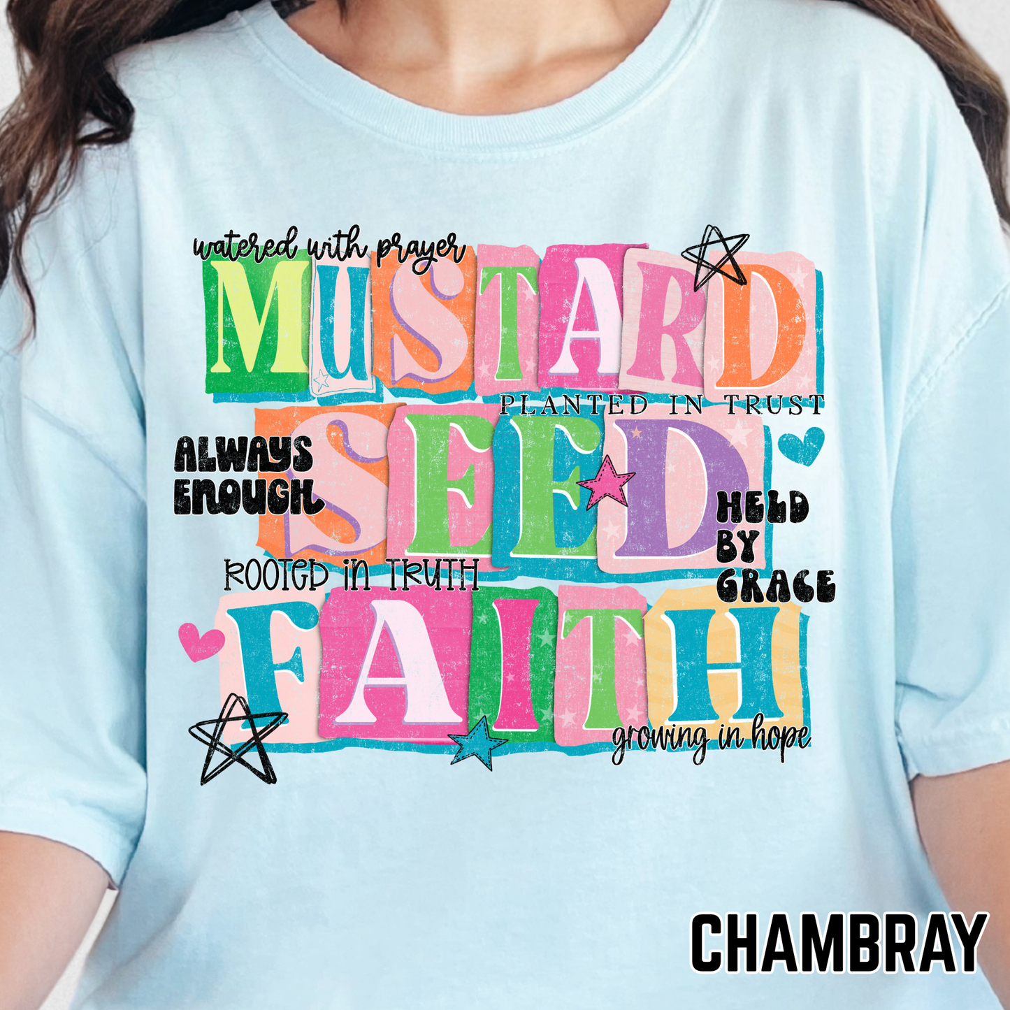 Mustard Seed Faith - Full Color DTF Transfer - 0705