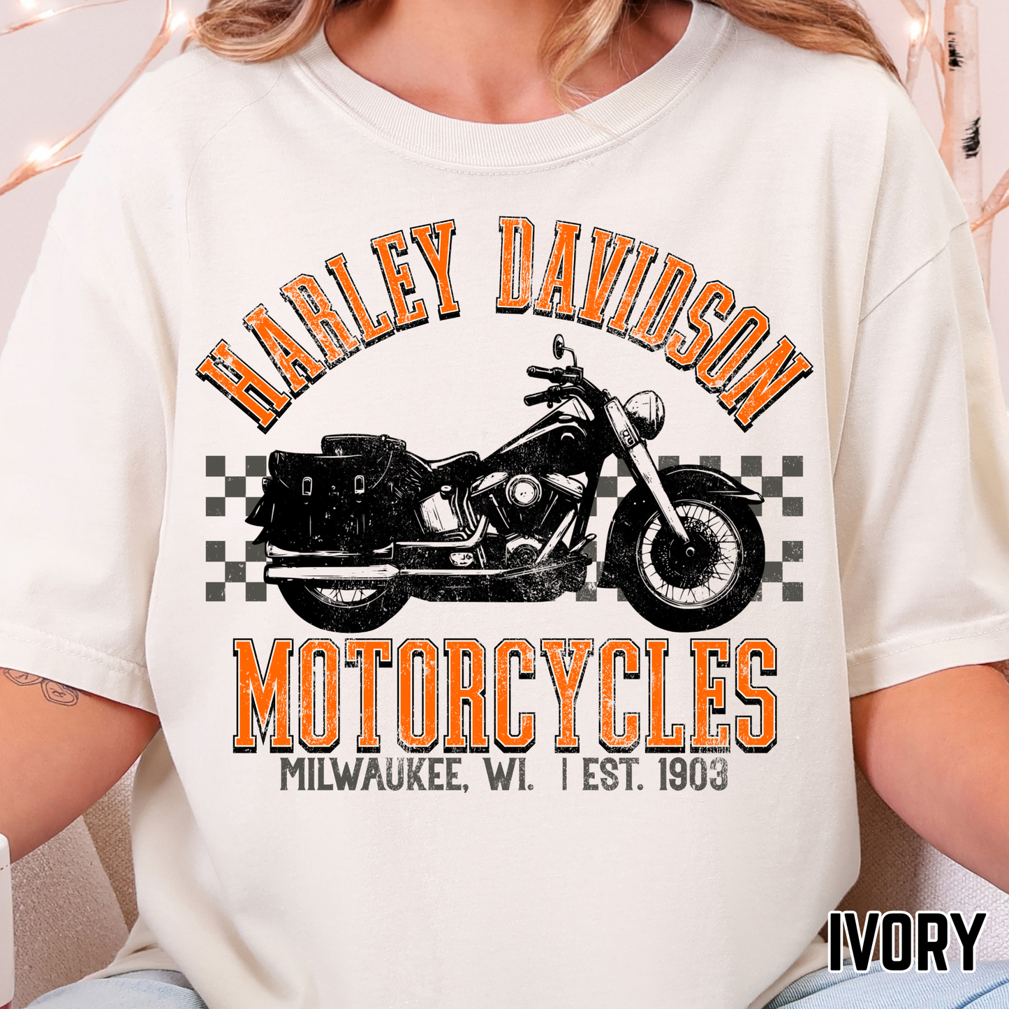 Har.ley David.son Motorcycles - Full Color DTF Transfer - 0696