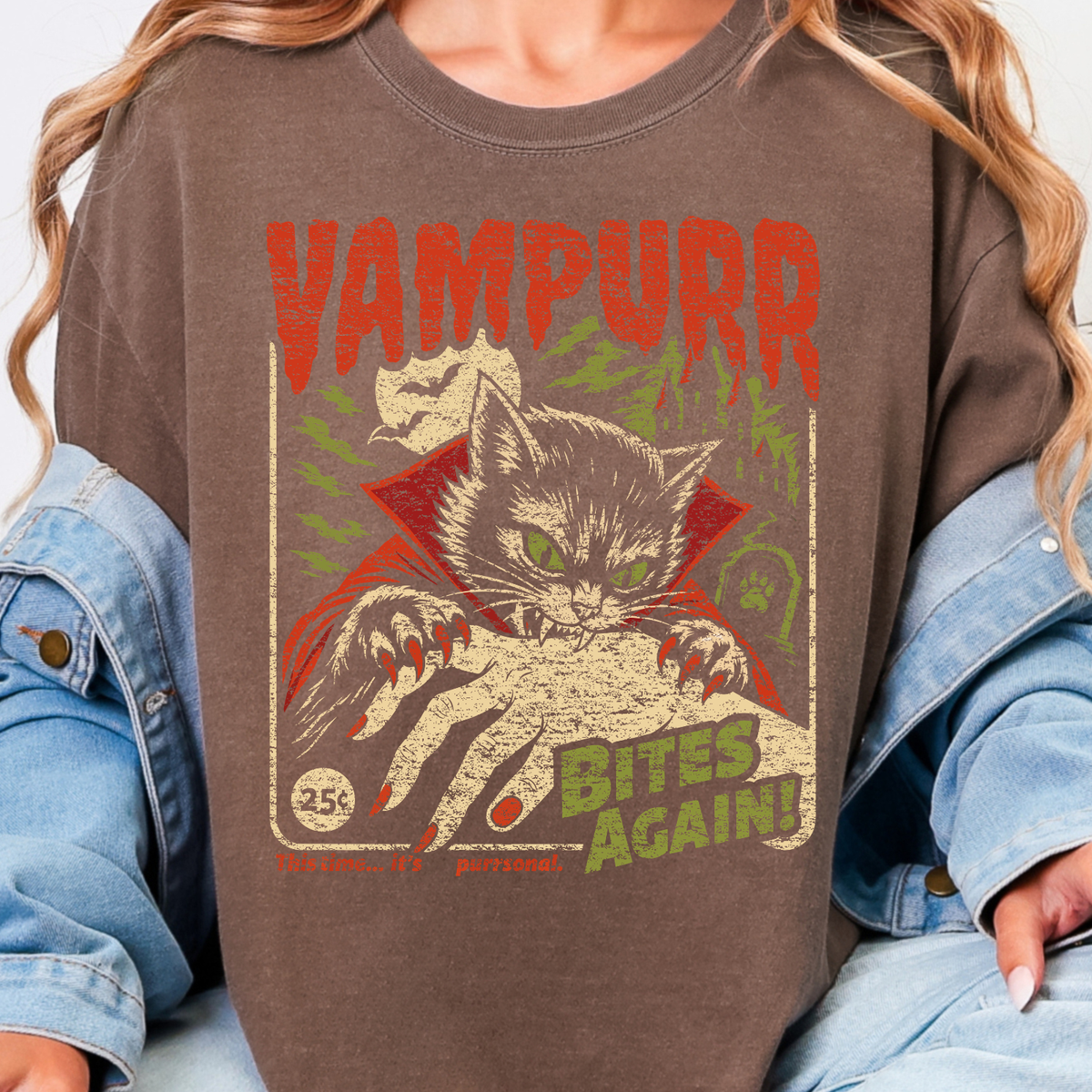 Vampurr Stripes Again - Full Color DTF Transfer - 0932