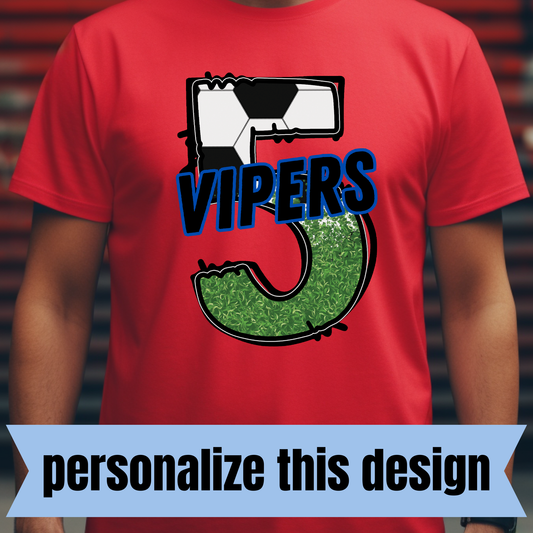 **CUSTOM** Soccer Numbers - Personalized DTF