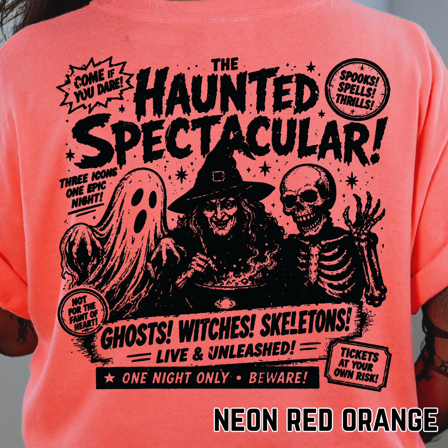Haunted Spectacular - Single Color DTF Transfer - 0708