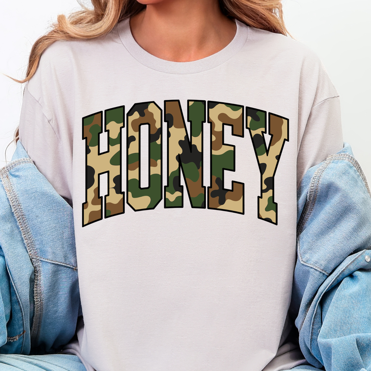 Camo Honey - Full Color DTF Transfer - 0924
