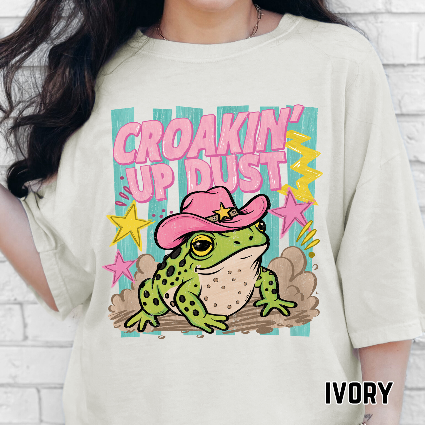 Croakin Up Dust - Full Color DTF Transfer - 0616