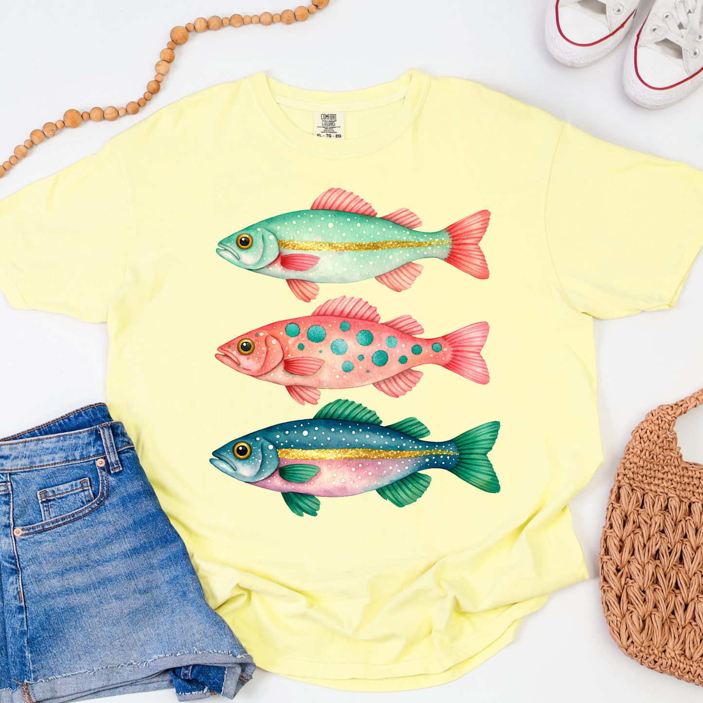 Bright Fish - Full Color DTF Transfer