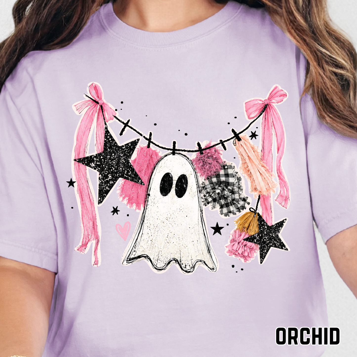 Ghost Garland - Full Color DTF Transfer - 0665