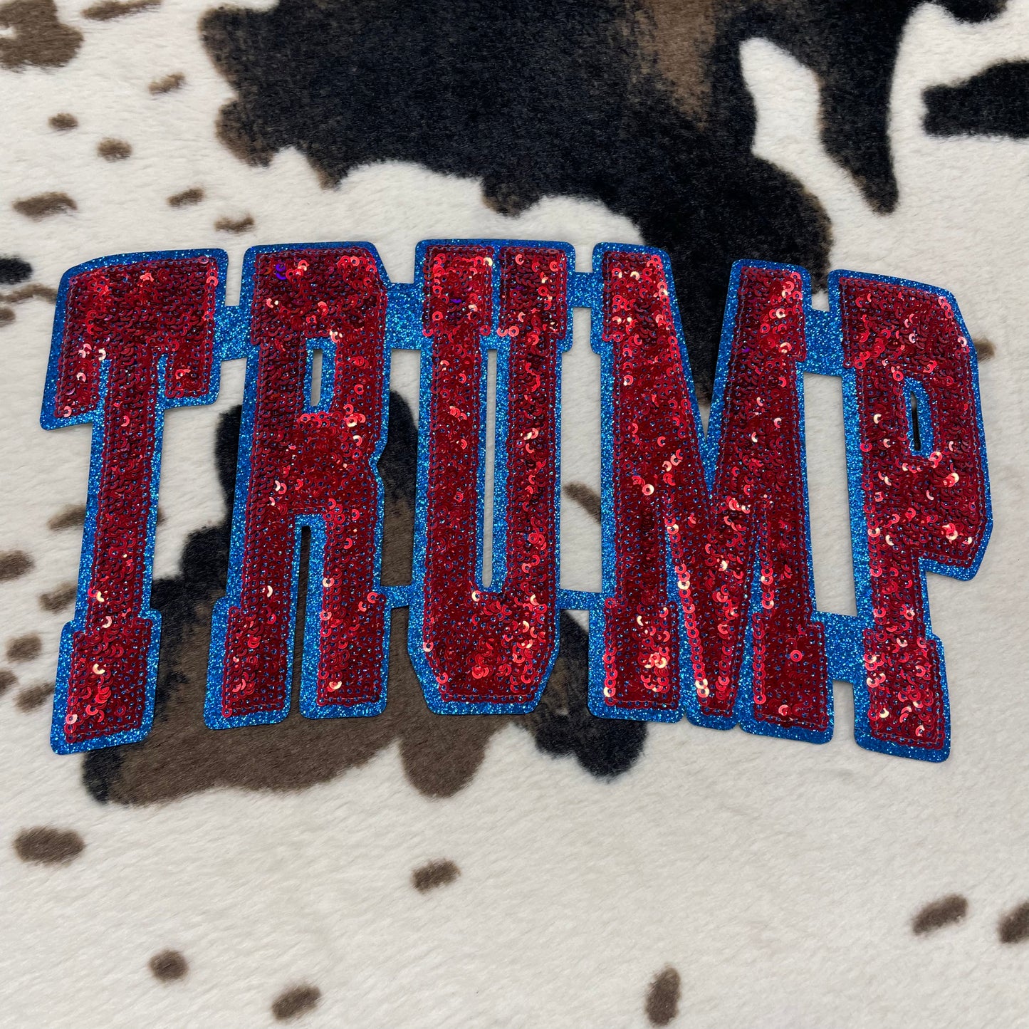 Trump- 10.5” wide sequin