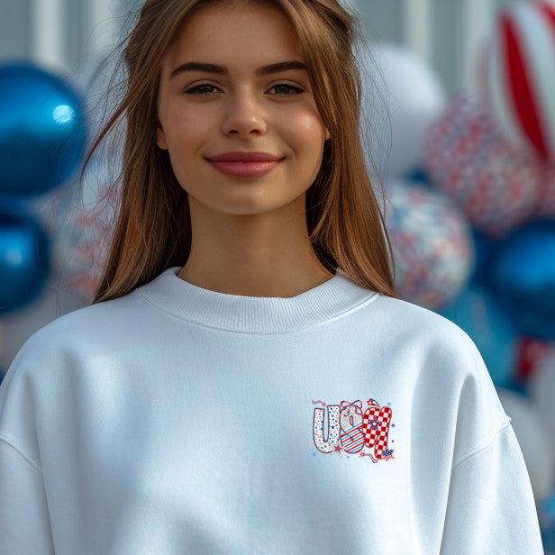 USA (pocket)- 3.15" wide DTF Transfer