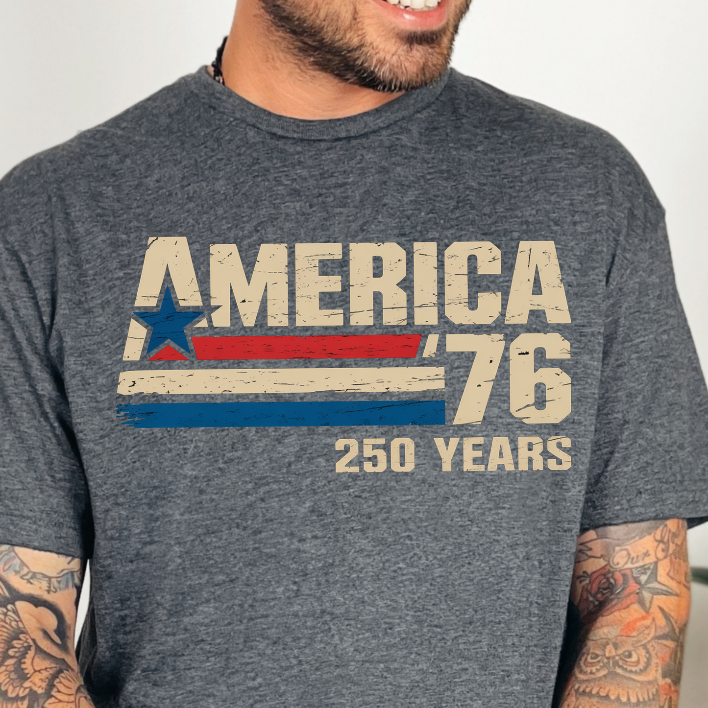 America 76, 250 Years-Full Color DTF Transfer