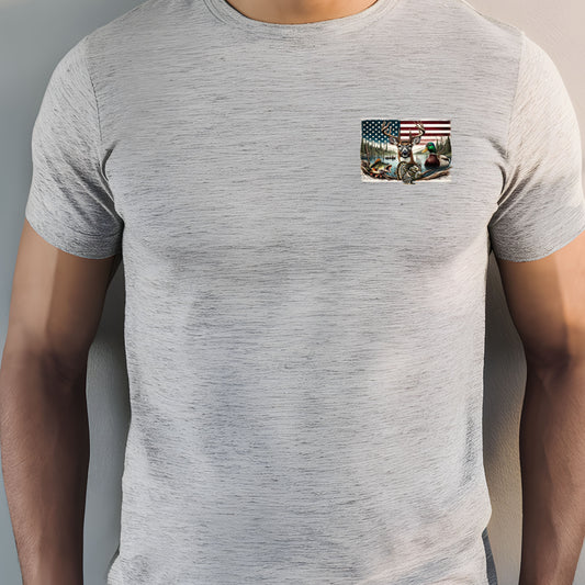 American Hunting (POCKET/HAT)- 3" wide DTF Transfer