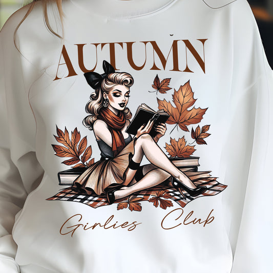 Autumn Girlies Club- 11" wide DTF Transfer