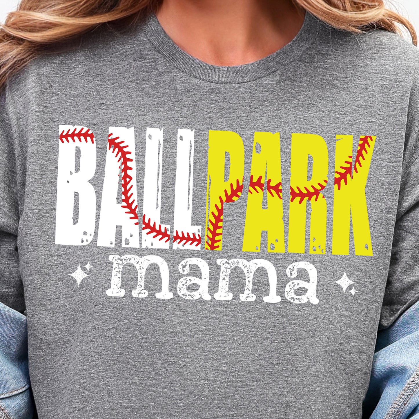 Ballpark Mama-Full Color DTF Transfer