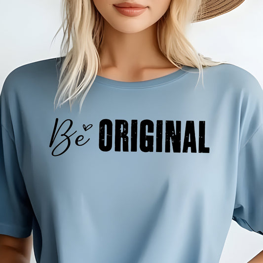 Be Original- Single Color (black)- 11.5” wide Single Color Transfer
