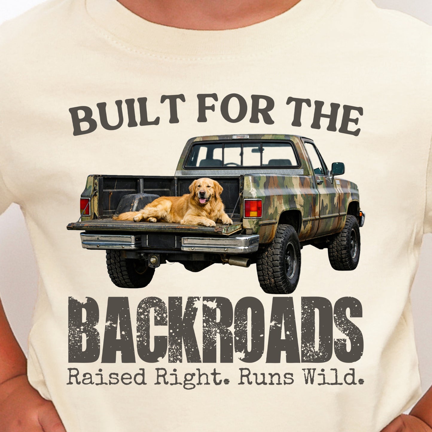 Built For the Backroads-Full Color DTF Transfer
