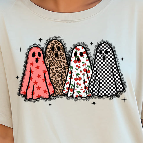 Girly Ghosts - Full Color DTF Transfer - 0735