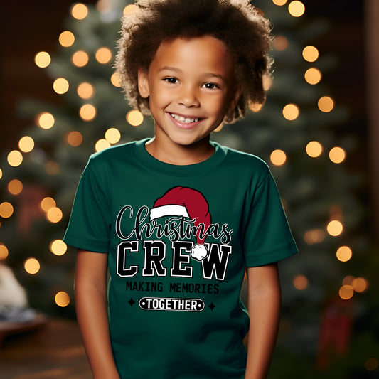 Christmas Crew Making Memories Together (youth)- 9" wide DTF Transfer