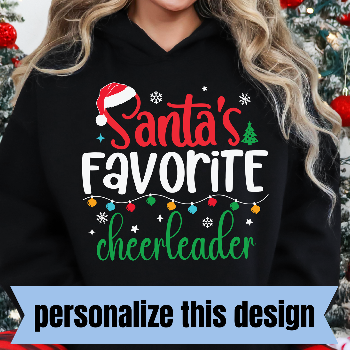 **PERSONALIZED CUSTOM** Santa's Favorite- DTF Transfer