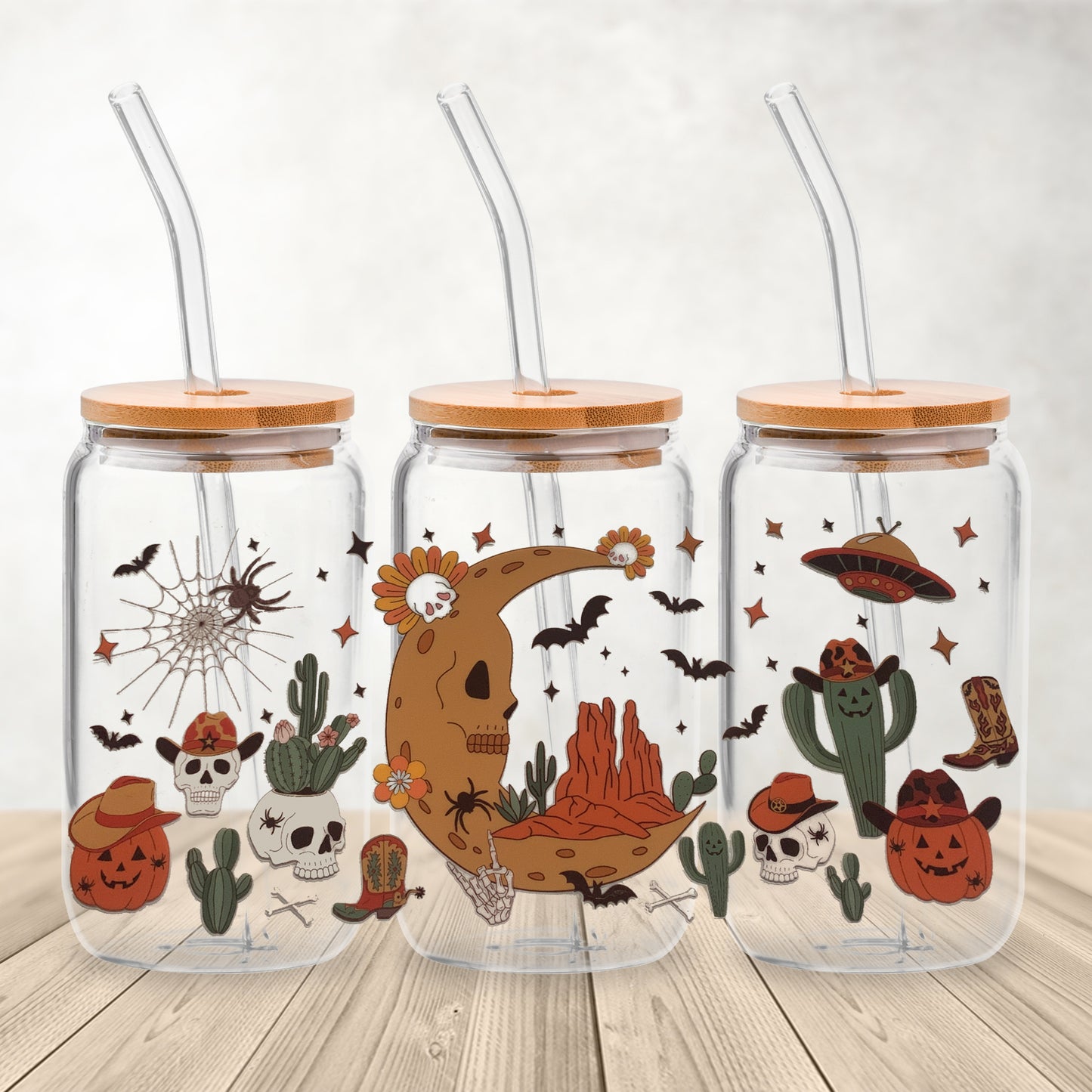 Desert Fall UV DTF- 16oz Cup Wrap