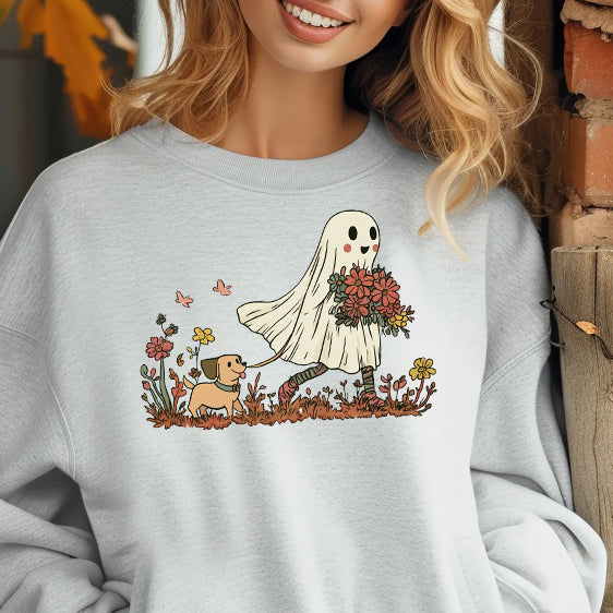 Ghost Dog Walker- 11" wide DTF Transfer