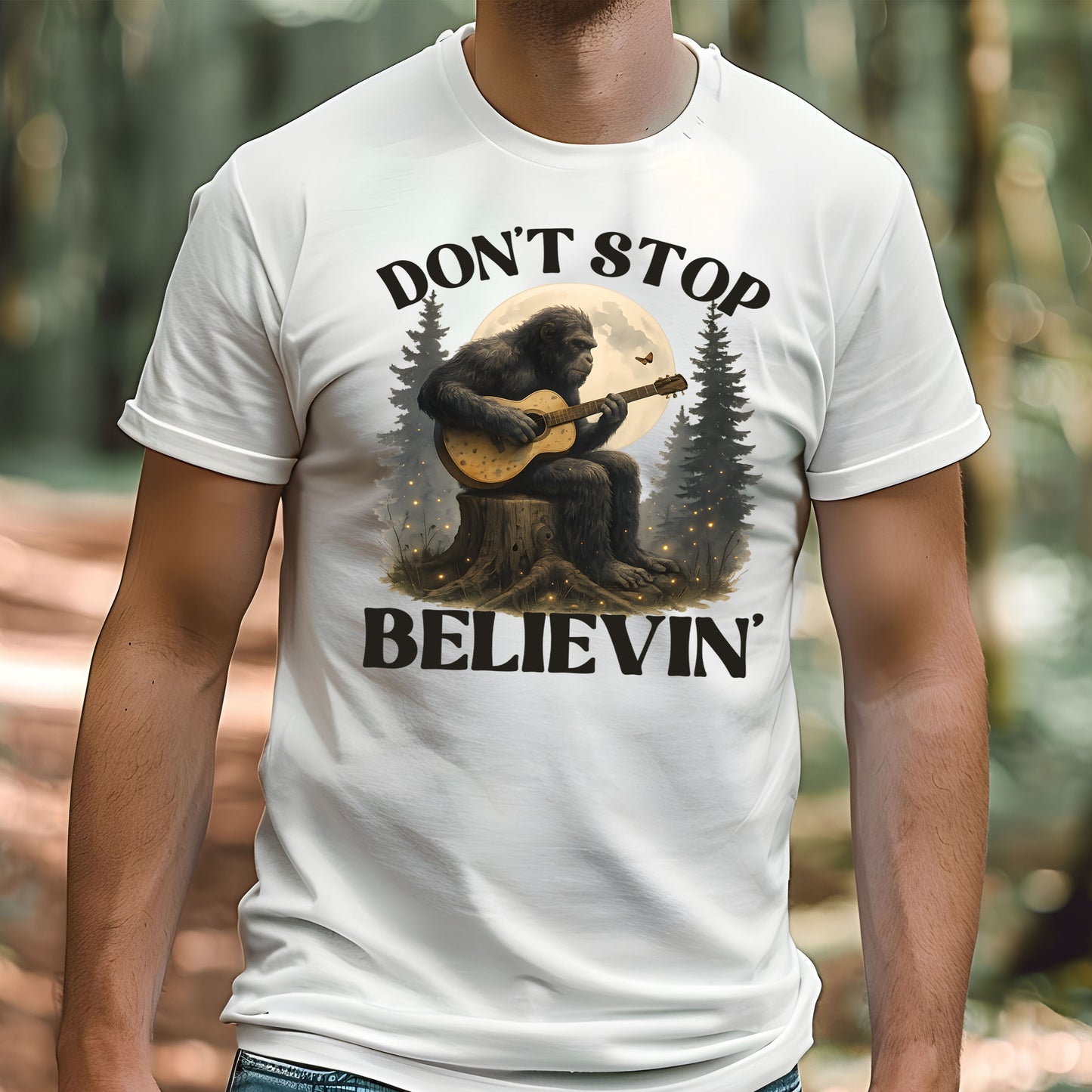 Don't Stop Believin'- 10.75" wide DTF Transfer