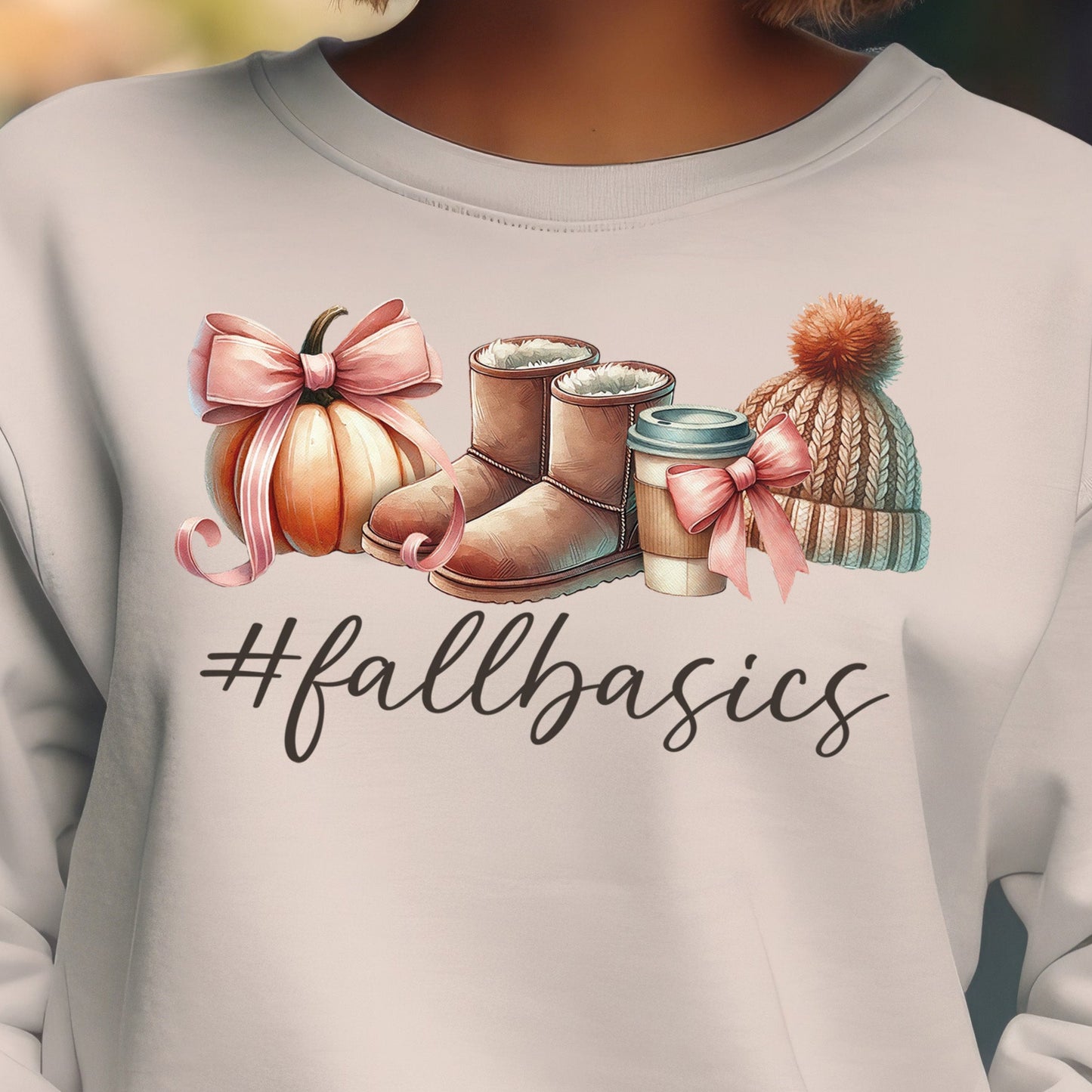 Hot Coffee Fall Basics - 11" wide DTF Transfer