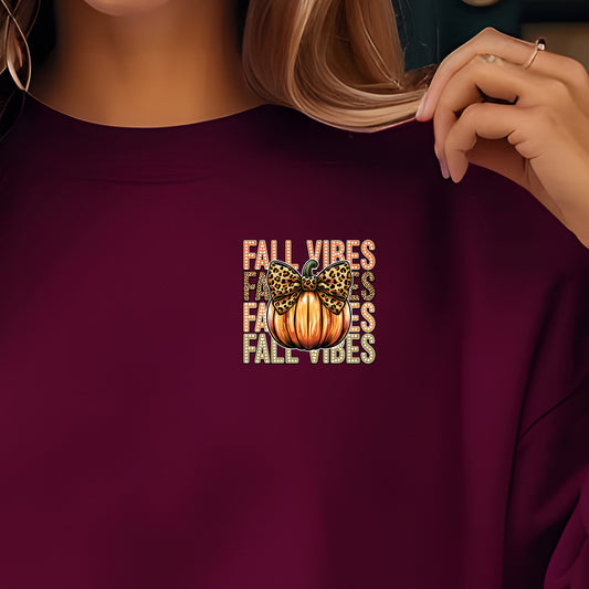Fall Vibes (pocket)- 3.1" wide DTF Transfer