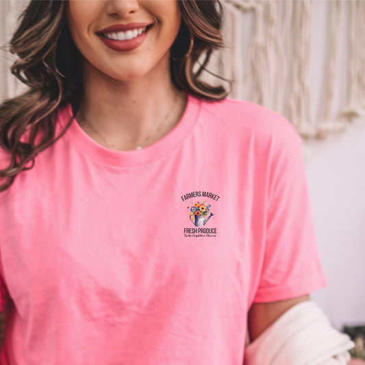 Farmers Market (pocket/hat)- 3" wide DTF Transfer