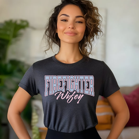 Firefighter Wifey- 11" wide DTF Transfer