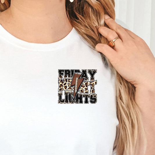 Friday Night Lights (pocket)- 3" wide DTF Transfer