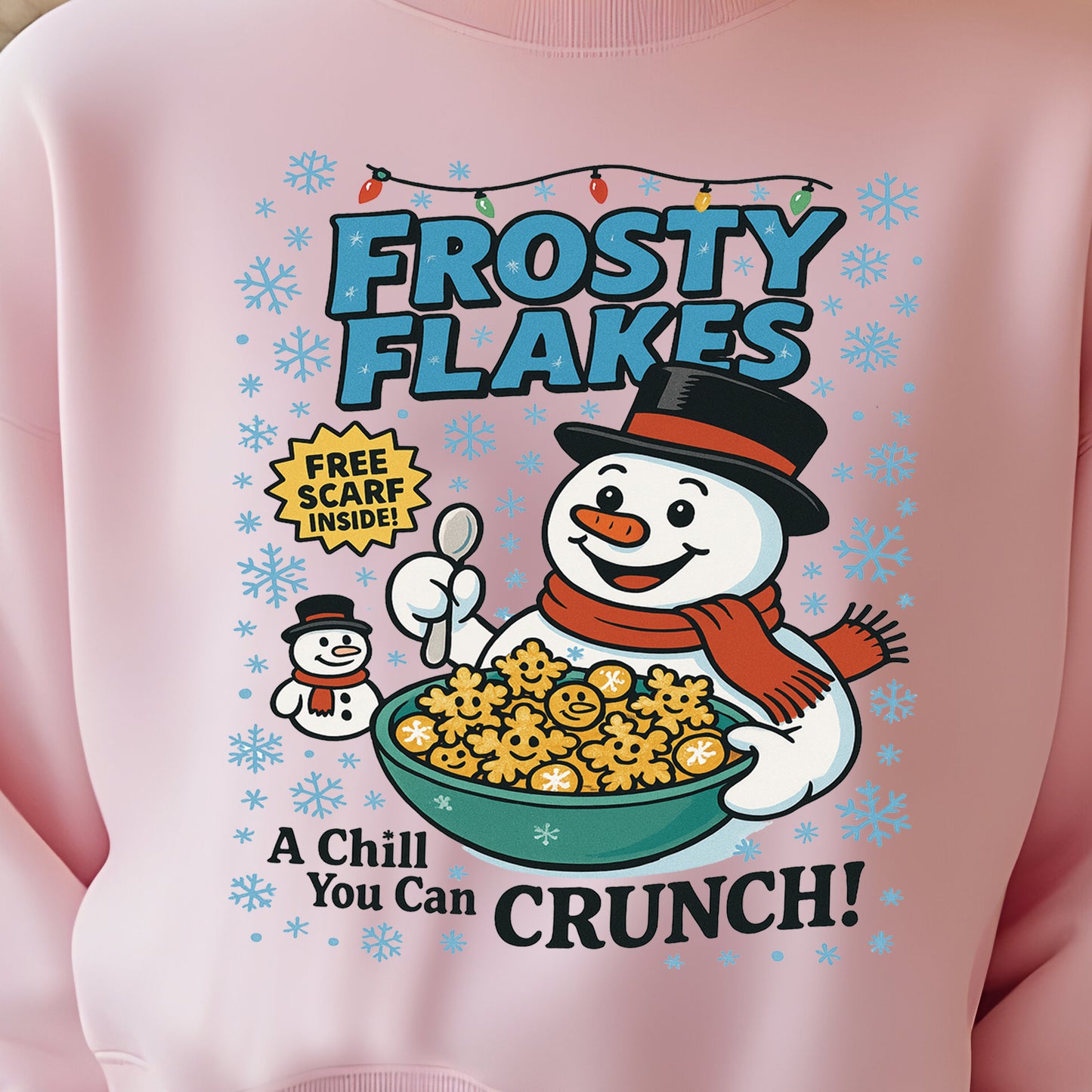 Frosty Flakes- 11” DTF Transfer