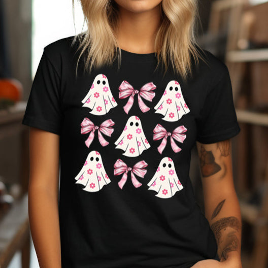 Ribbon Ghost Coquette- 11" wide DTF Transfer