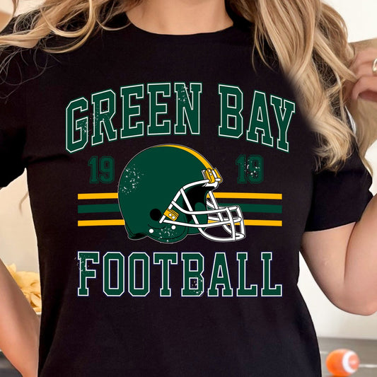 Green Bay Football- 11" wide DTF Transfer