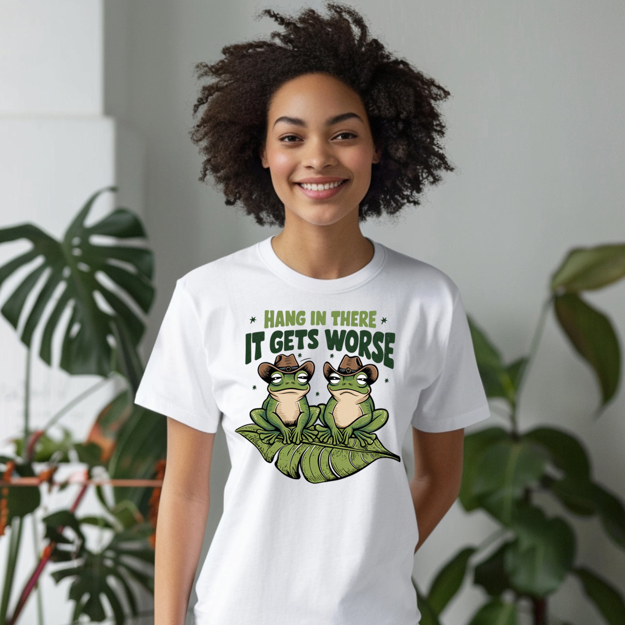 Hang in There, It Gets Worse- 11" wide DTF Transfer