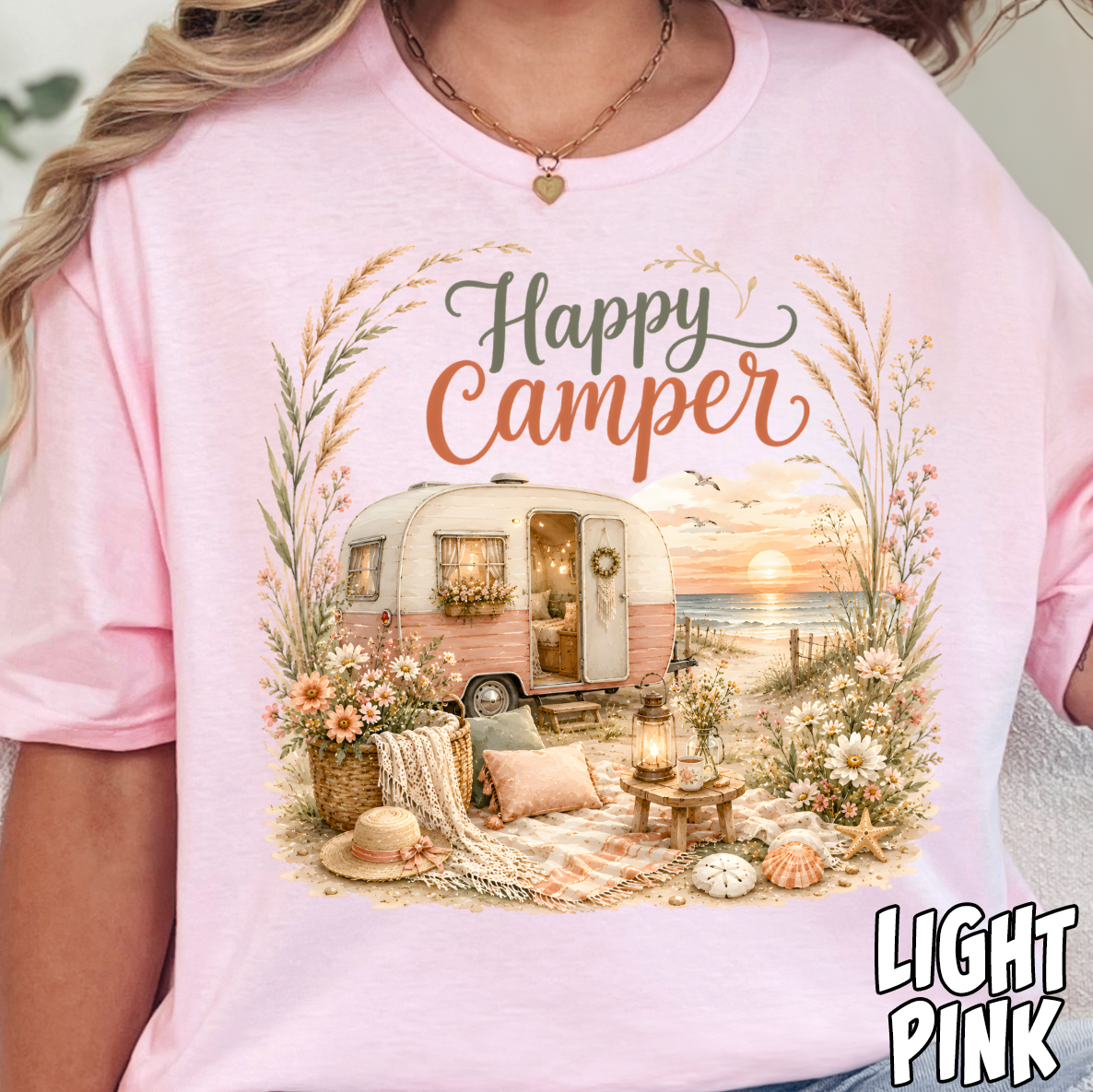 Happy Camper- Full Color DTF Transfer