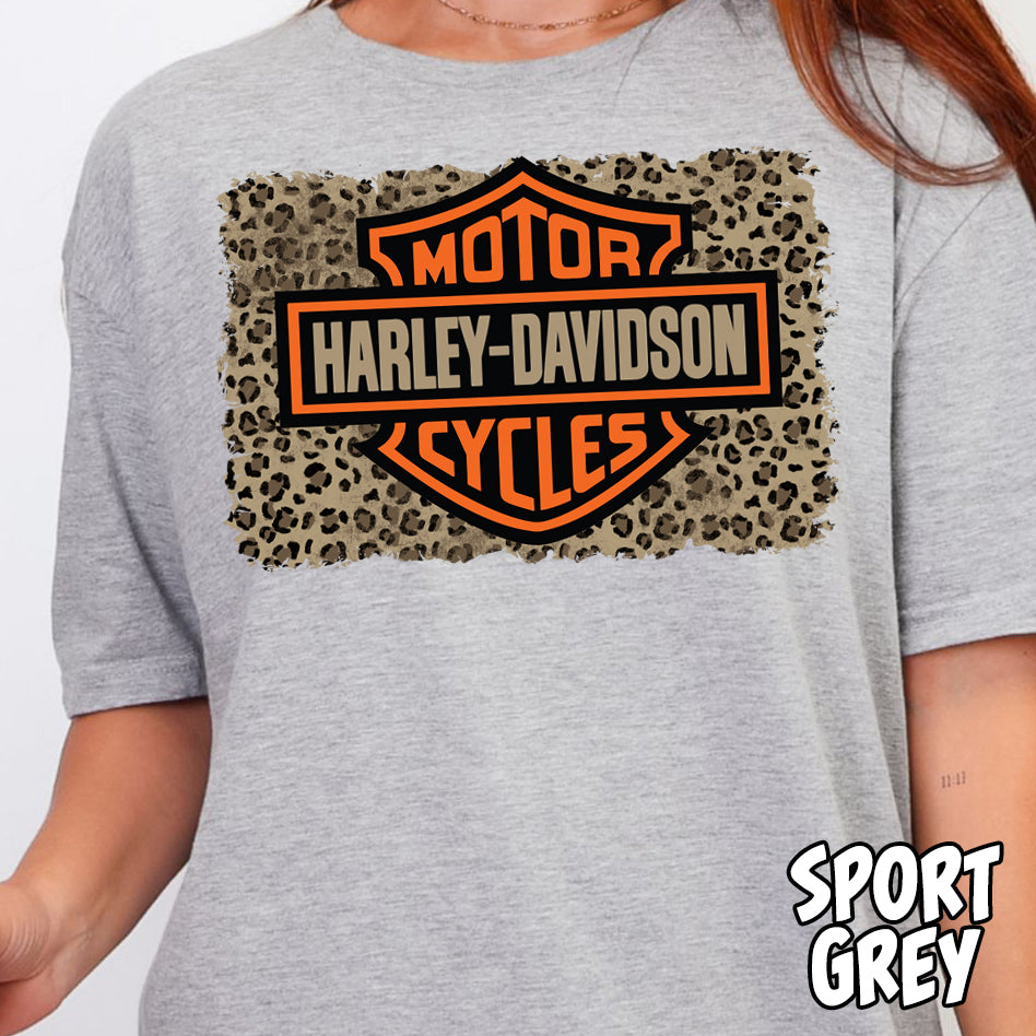 Leopard Harley-Full Color DTF Transfer