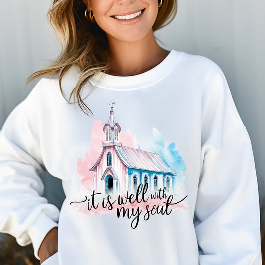 It is Well With My Soul- 11" wide DTF Transfer