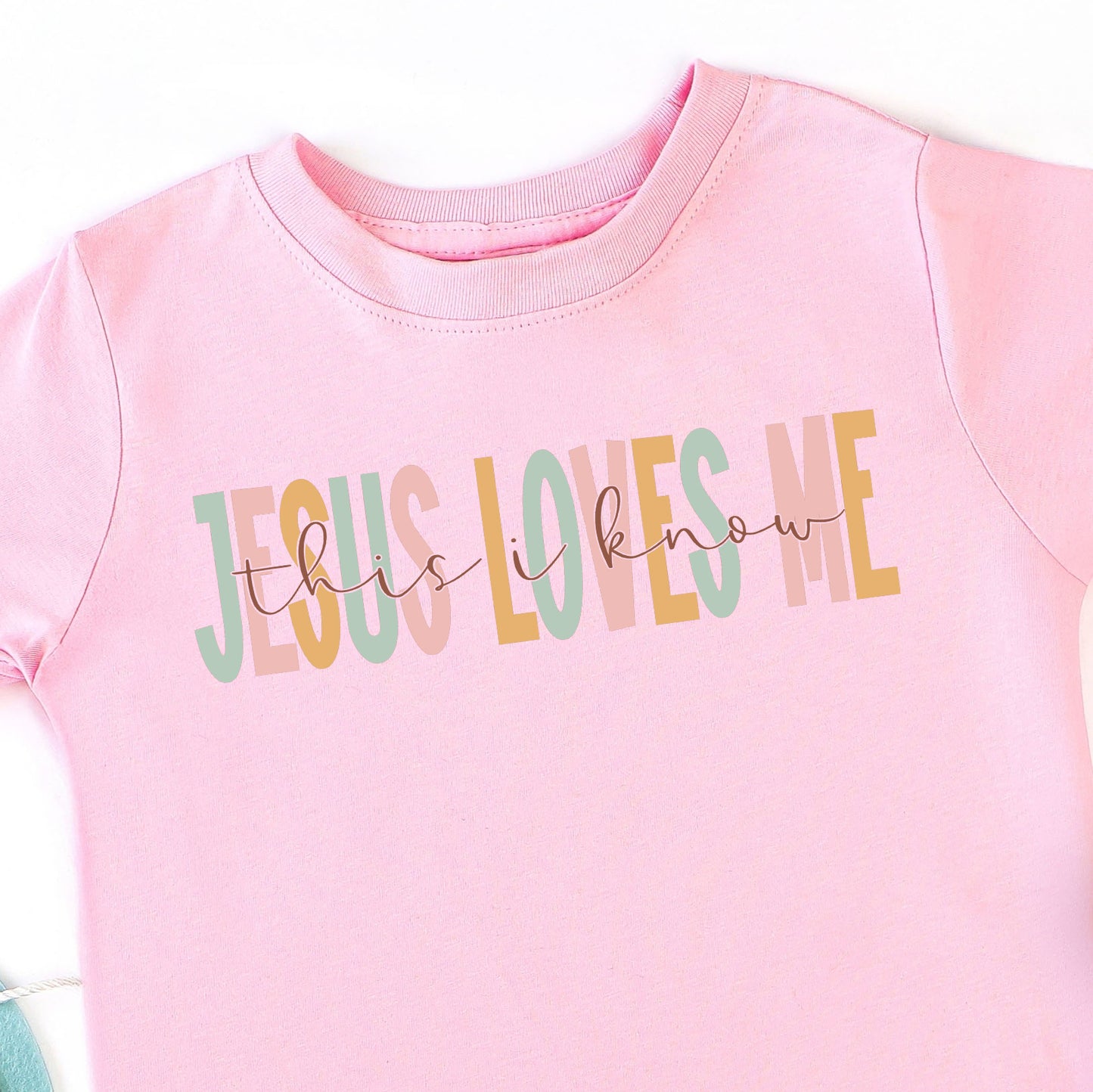Jesus Loves Me This I Know (toddler)- 7.25" DTF Transfer