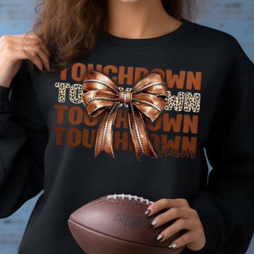 Touchdown Season Coquette- 11" wide DTF Transfer