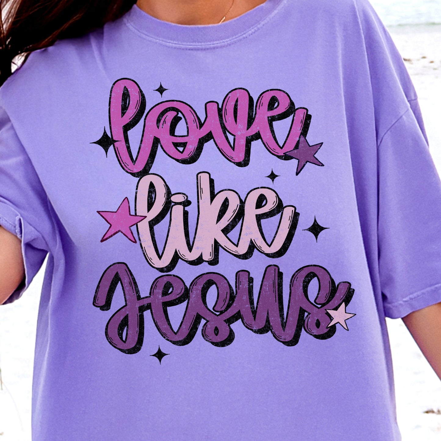 Love Like Jesus-Full Color DTF Transfer