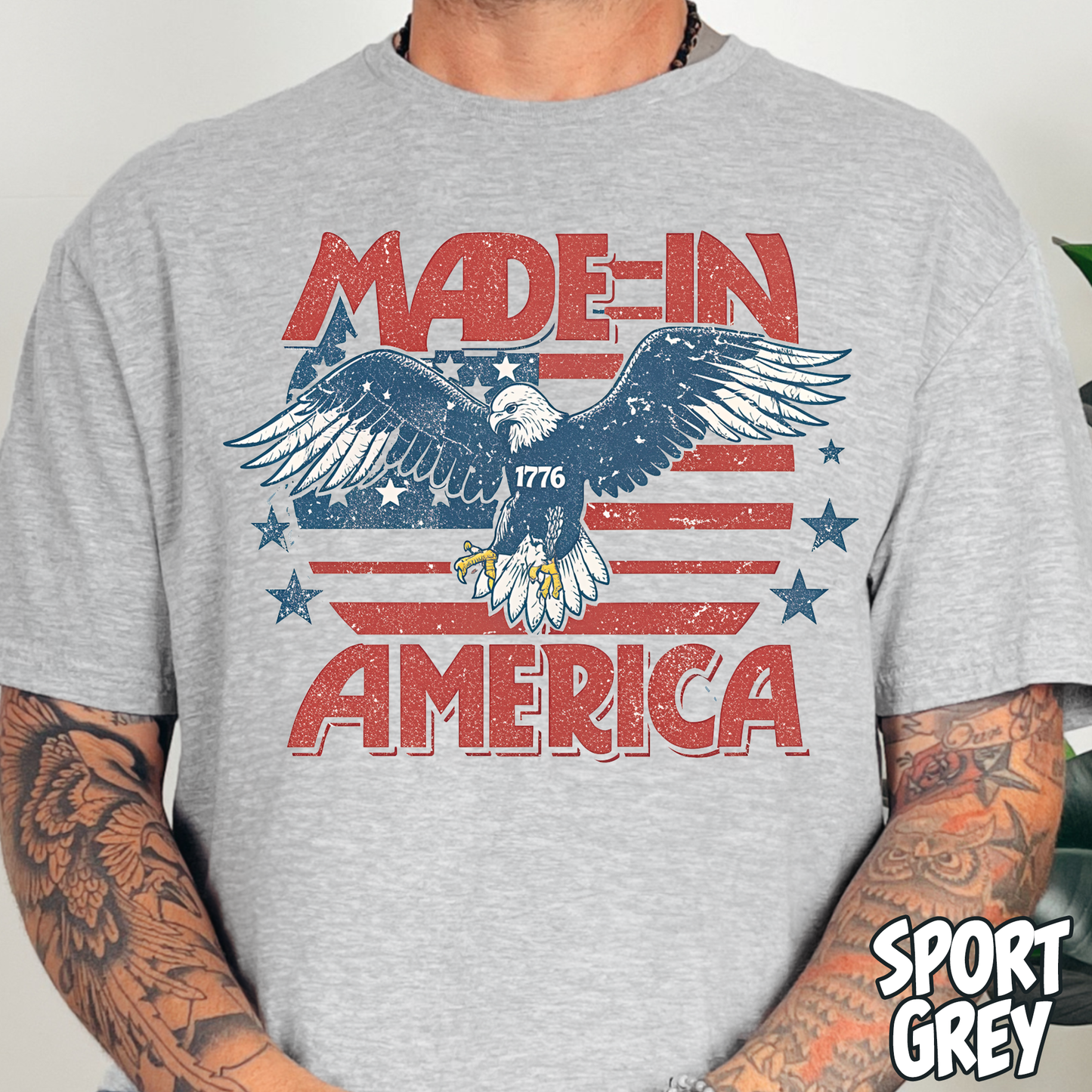 Made in America Eagle- Full Color DTF Transfer
