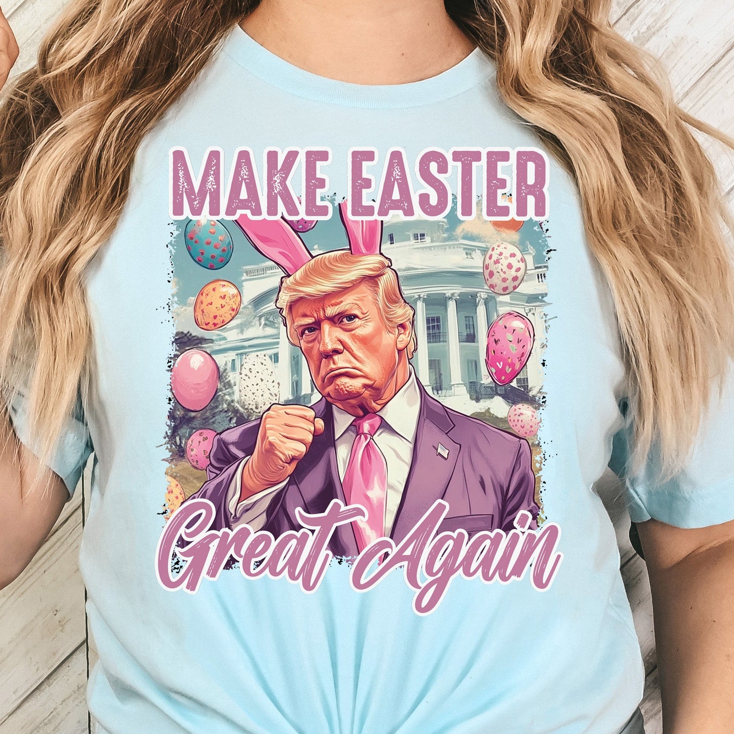 Make Easter Great Again- 11" wide DTF Transfer