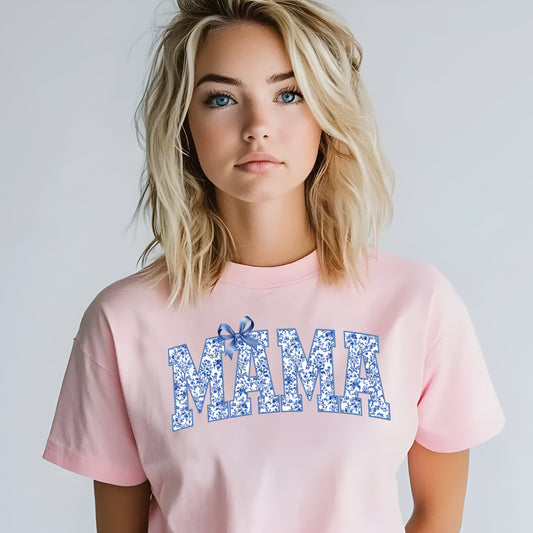 Mama Chinoiserie- 11" wide DTF Transfer