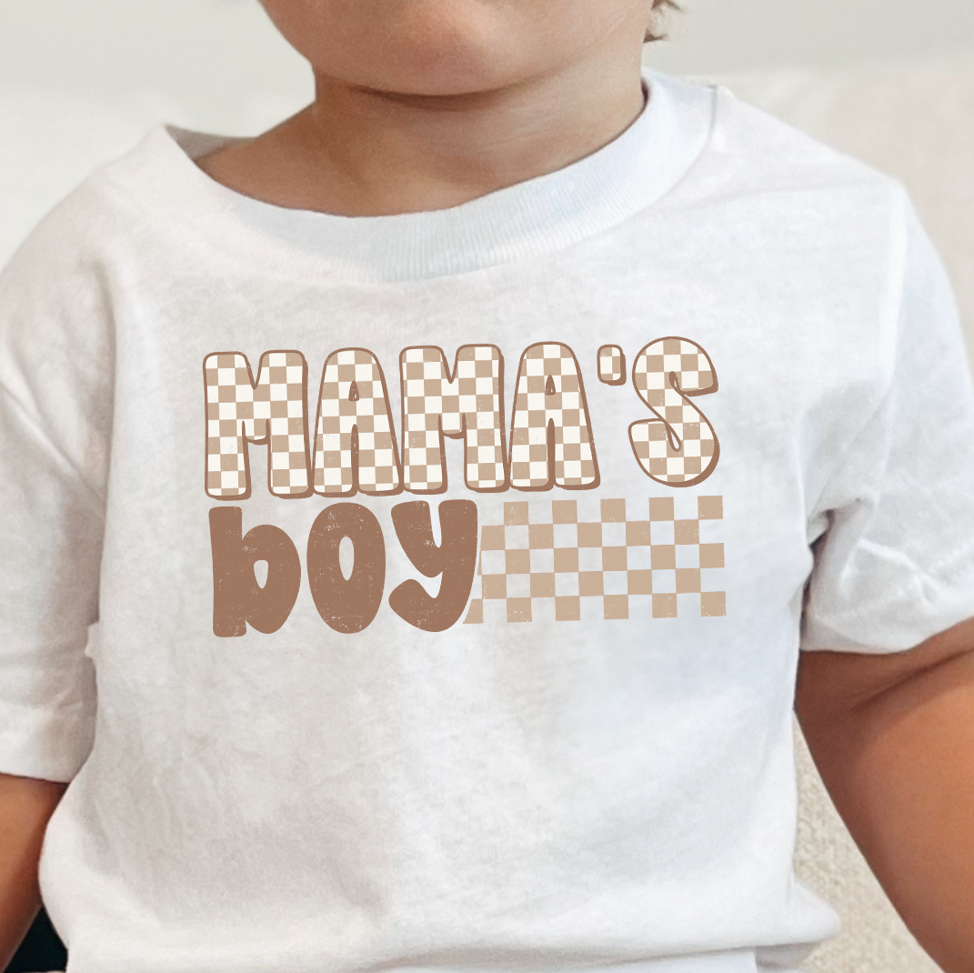 Mama's Boy (toddler)- 7.25" DTF Transfer
