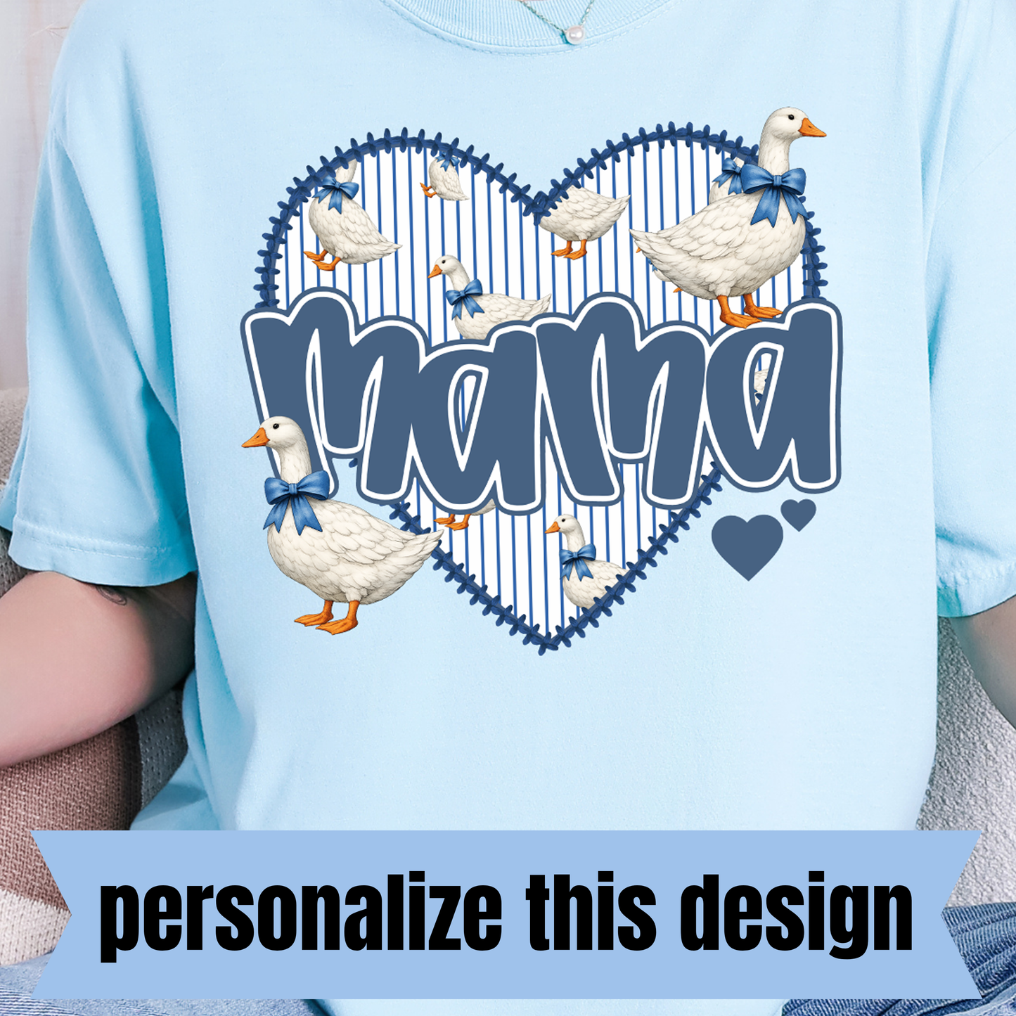 **PERSONALIZED** Vintage Goose- Full Color DTF Transfer