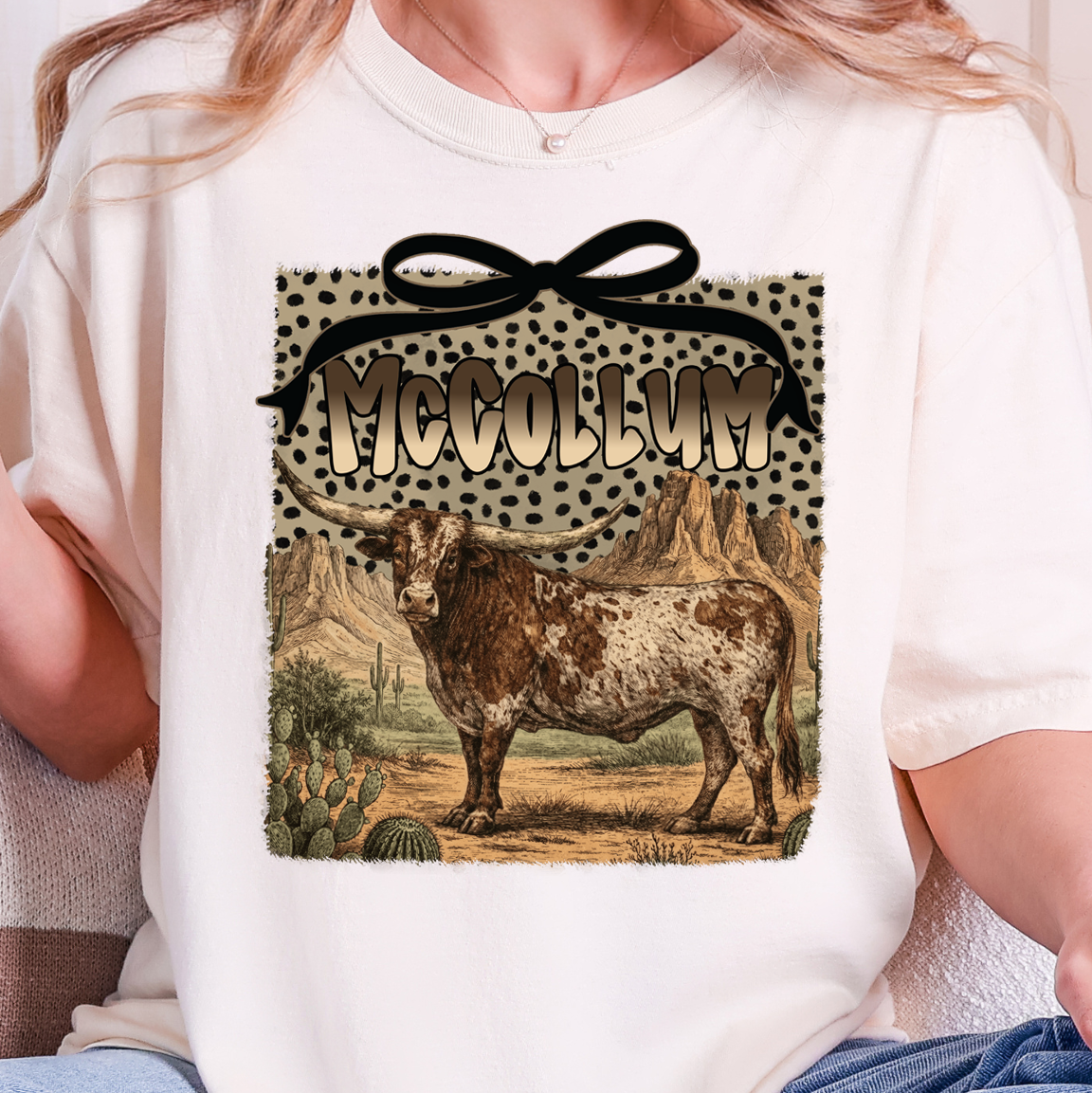 McCollum Bull- Full Color DTF Transfer