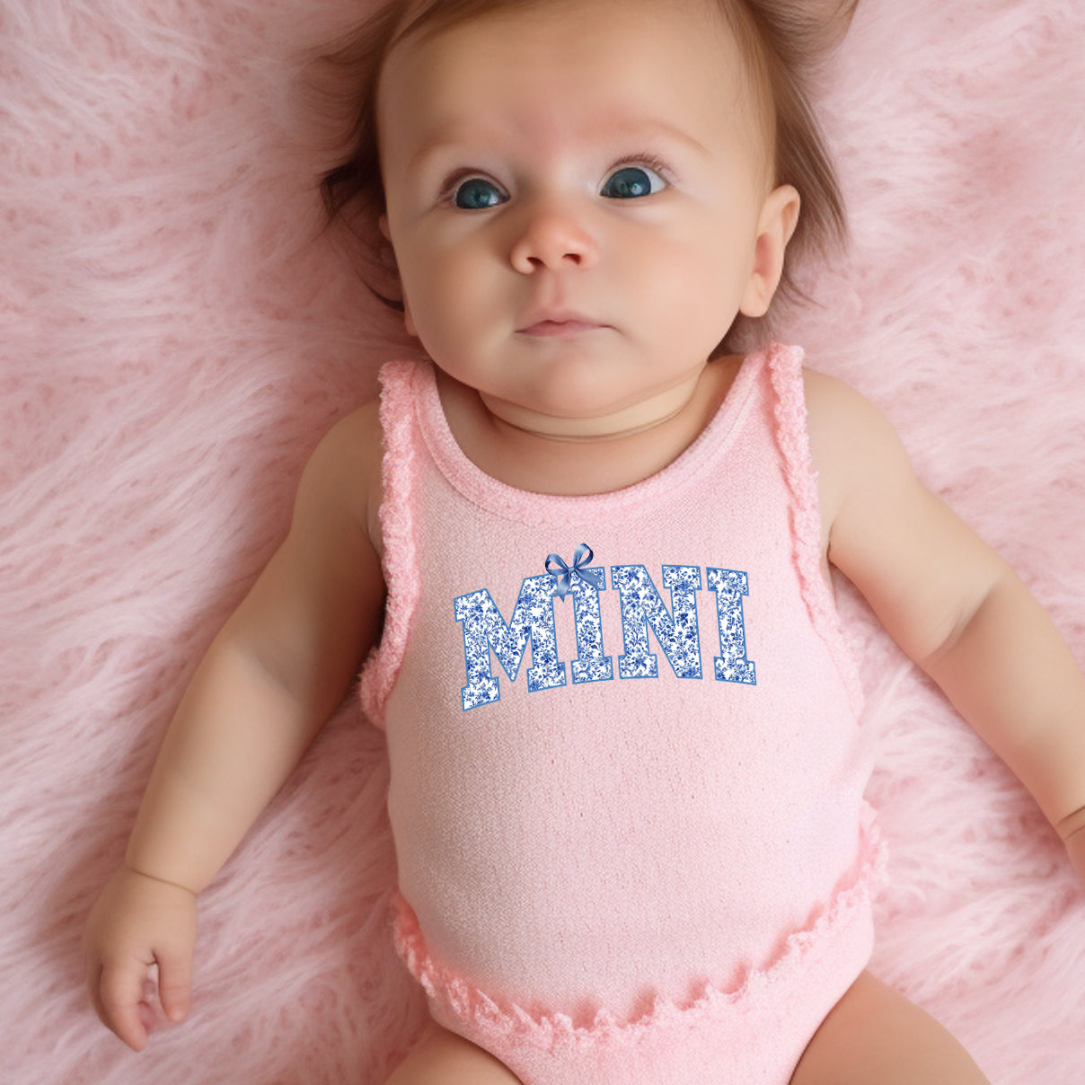 Mini Chinoiserie (infant)- 4" wide DTF Transfer