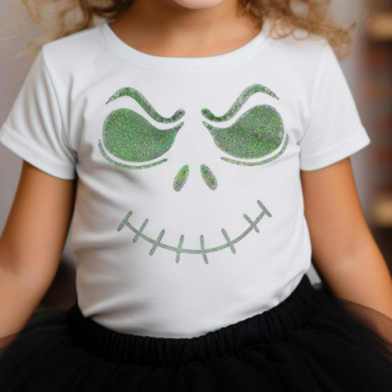 Monster Face (Toddler)- 7" wide Spangle