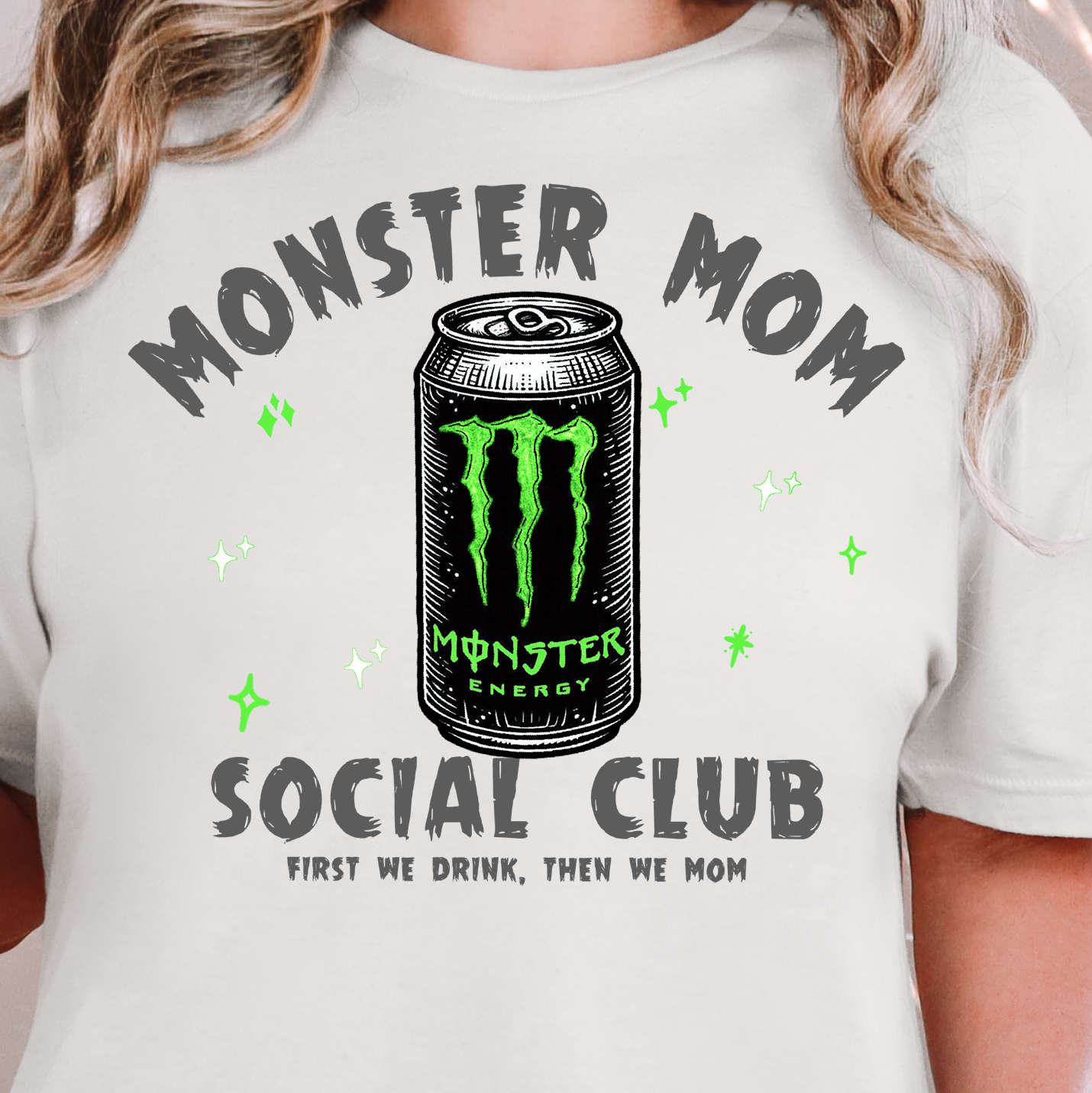Monster Mom Social Club- Full Color DTF Transfer