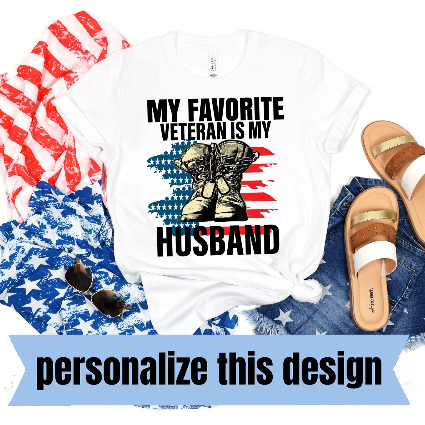 *PREORDER* My Favorite Veteran- Personalized DTF