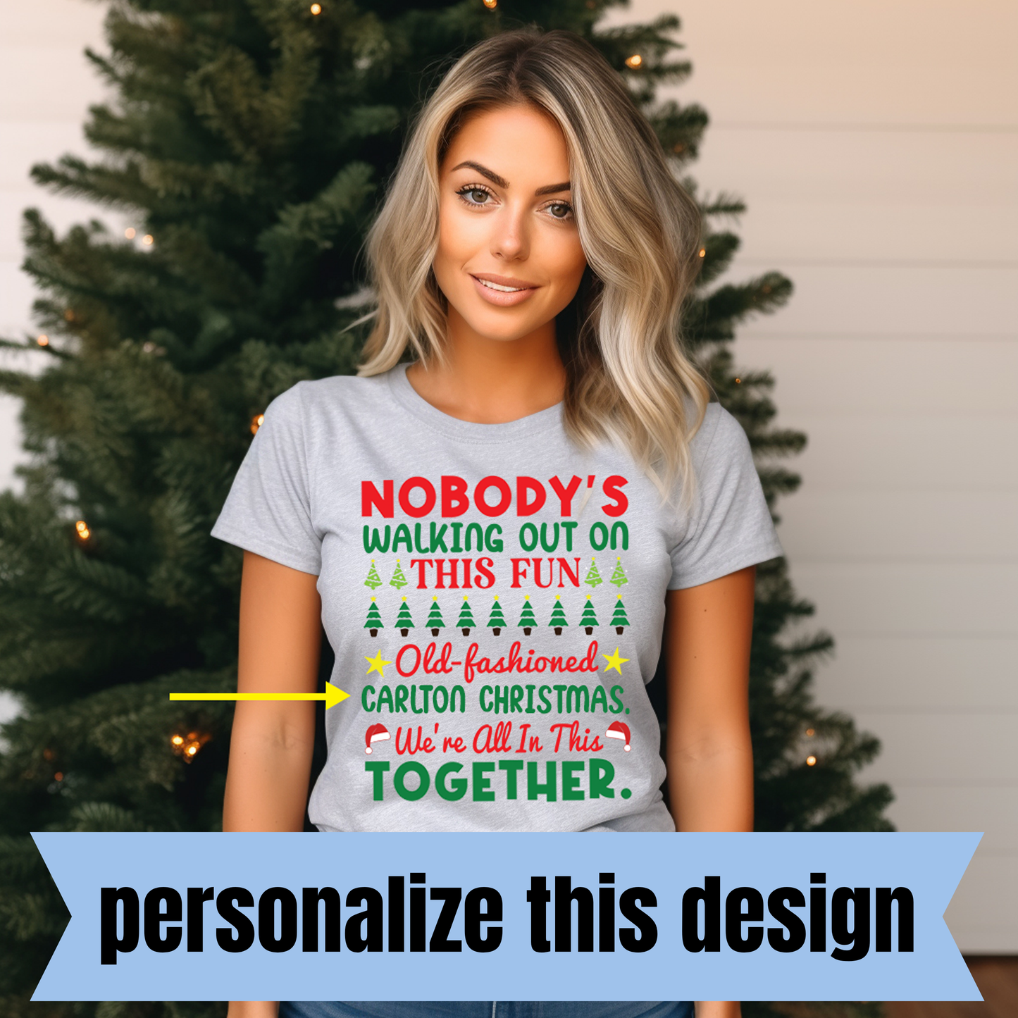 **PREORDER** Fun, Old-Fashioned Christmas - Personalized DTF